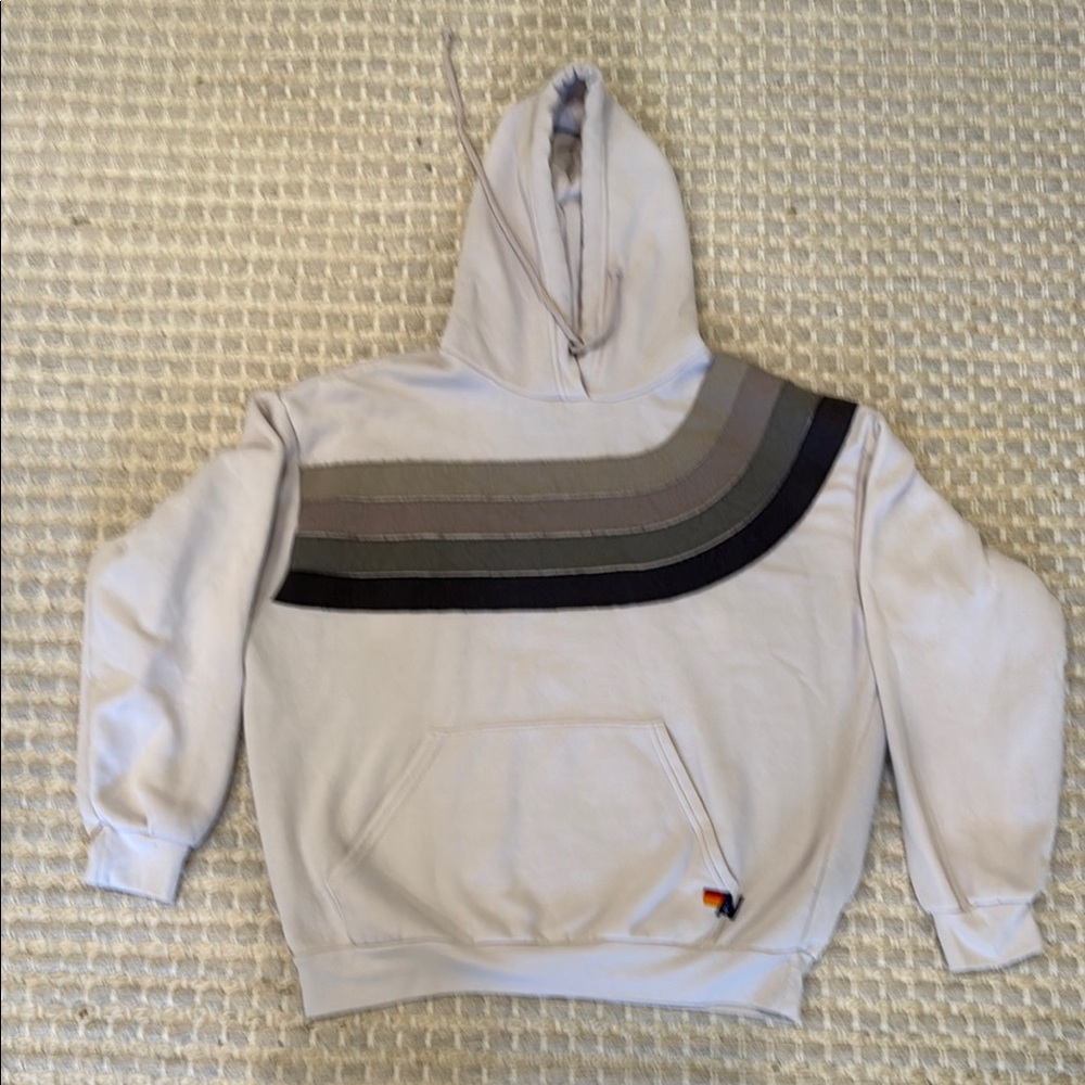 Aviator Nation Wave Stripe hoodie sz s